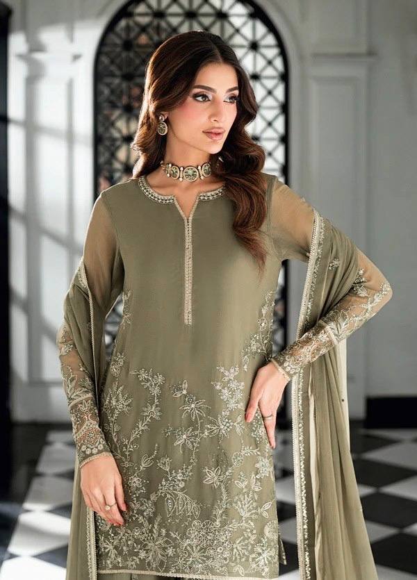 Premium Faux Georgette Palazzo Suit for Women | Thread & Sequins Work